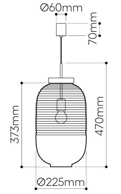Bomma Lantern Pendant Grafik