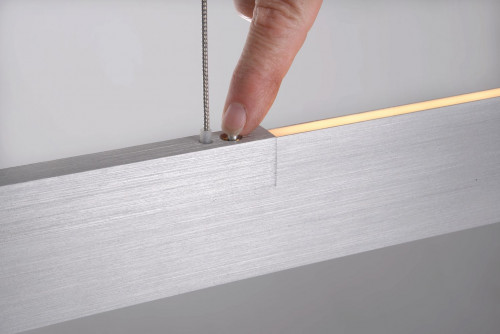 Bopp Nano Pendant Lamp 100 aluminium Tastschalter