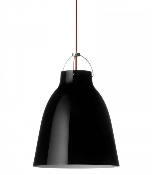 Lightyears Caravaggio P2 schwarz glänzend mit rotem Kabel
