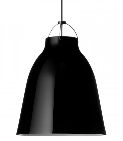 Lightyears Caravaggio P2 schwarz glänzend mit schwarzem Kabel