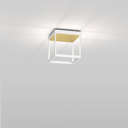 Serien Lighting Reflex2 Ceiling S200-weiß, Reflektor gold