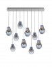Bomma Soap Kronleuchter mit 10 Leuchten blau