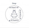 Bover Drop S/12L Grafik Leuchtenschirm