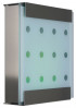 Keilbach - Briefkasten Glasnost bedrucktes Glas Ausführung dots