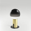 Marset Dipping Light Portable schwarz, Fuß Messing mit Zubehör Scheibe mit Magnet