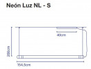Marset Neon de Luz NL-S 155 cm Grafik