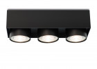 Mawa Wittenberg 4.0 Deckenleuchte halbbündig 3-flammig LED schwarz
