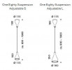 Serien Lighting One Eighty Suspension Adjustable Baldachin Grafik