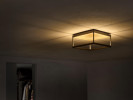 Serien Lighting Reflex2 Ceiling M150 ,Rahmenstruktur schwarz-Reflektor gold