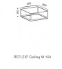 Serien Lighting Reflex2 Ceiling M150 Rahmenstruktur