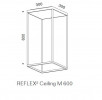Serien Lighting Reflex2 Ceiling M600 Grafik