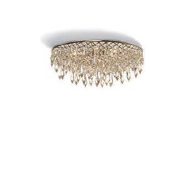 Anthologie Quartett Crystal Rain Deckenleuchte rund Durchmesser 120 cm