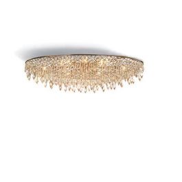 Anthologie Quartett Crystal Rain Deckenleuchte Durchmesser oval 120 cm