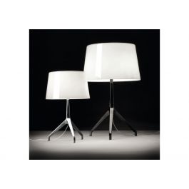 Foscarini Lumiere XXS weiß Alu and XXL weiß Chrom schwarz