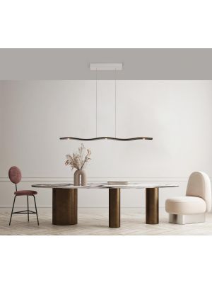 Escale Fluid Pendelleuchte 5-flammig bronze