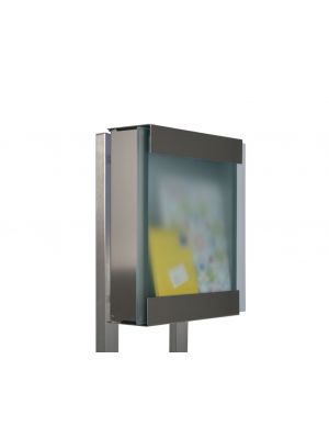 Keilbach - Glasnost Briefkasten mit Stativ