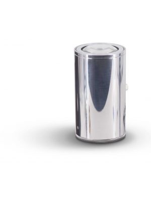 Less'n'more Athene Bodenleuchte A-BS Aluminium poliert, Kopf Aluminium poliert