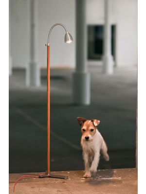 Less'n'more Athene Holz Standleuchte