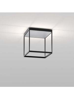 Serien Lighting Reflex2 Ceiling M300,Rahmenstruktur schwarz,Reflektor silber